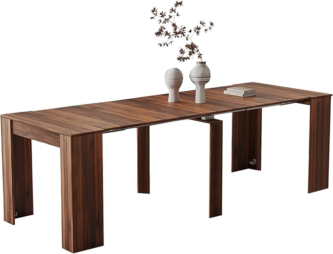 Expandable Dining Table, Convertible Table by Unknown