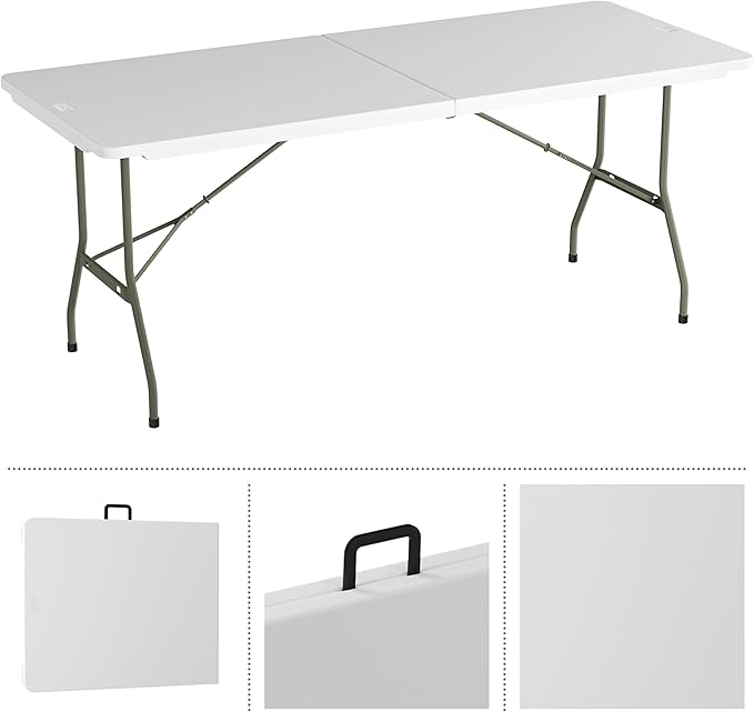 Lavish Home 6-Foot Folding Table - Image 10