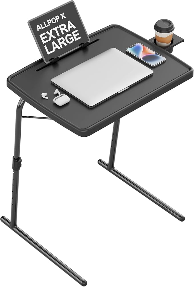 X TV Tray Table, Allpop Large TV Dinner Tray by Allpop