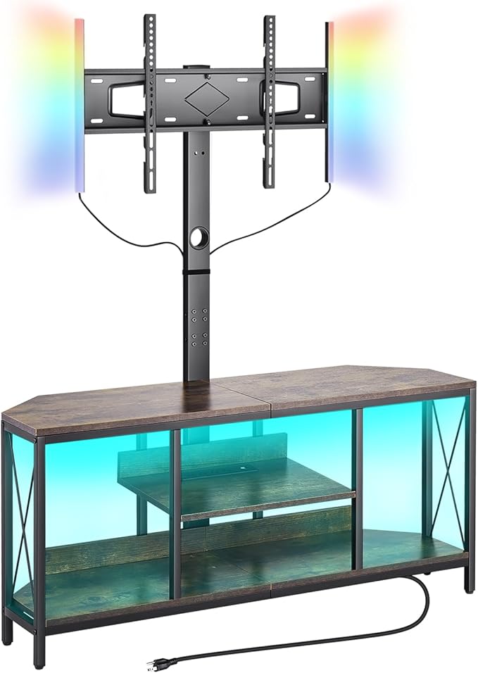 VEVOR 45" TV Stand with Mount for up to 75 in TVs, Entertainment Center with by VEVOR
