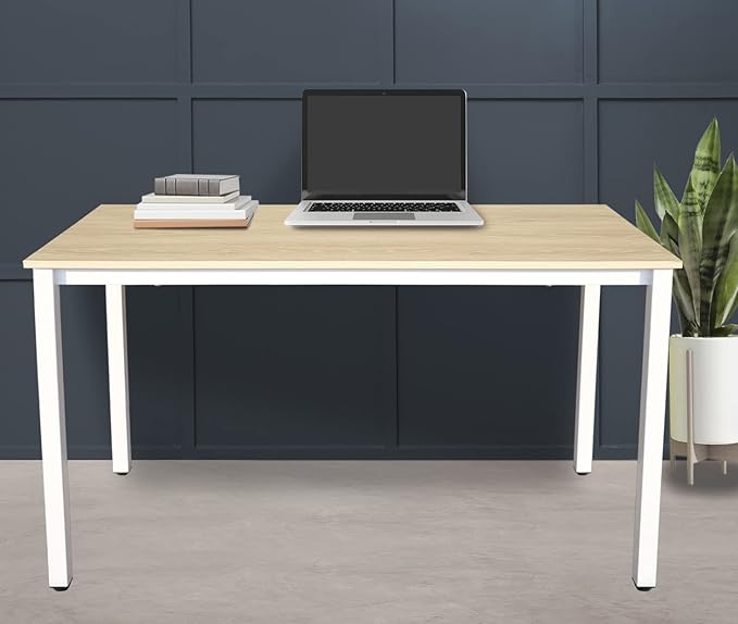 47 inch Large Computer Desk Wood, Modern Simple Style Desk - Image 4