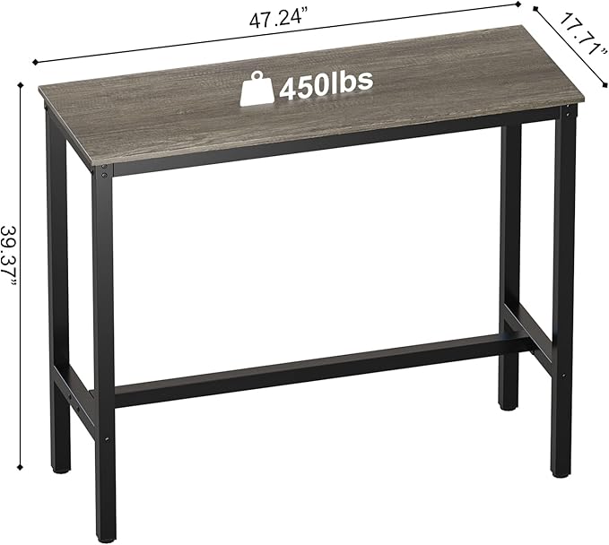 Teraves Bar Table, Bar Height Pub Table, Counter Height Table - Image 6