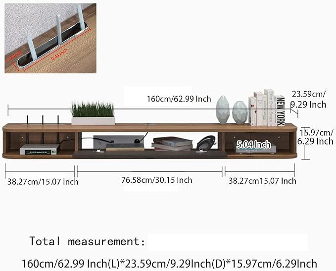 Pmnianhua Floating TV Shelf - Image 4