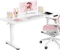 Veken 47.2 Inch Large Electric Standing Desk, 4 Memory Heights Adjustable by Veken