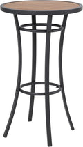 Bar Height Patio Table, 40-Inch Outdoor Pub Table Bistro Table by NagaBahna