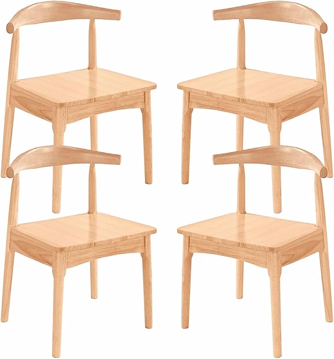 DELAVIN 4pcs Solid Wood Dining Chairs, Kitchen Chairs - Image 7