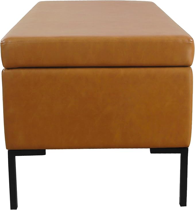 HomePop Upholstered Storage Bench - Image 6