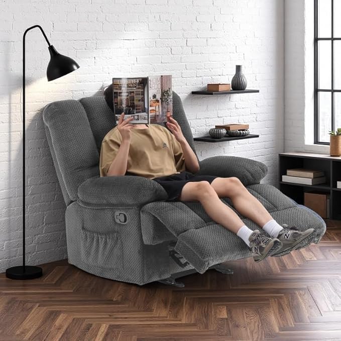 Oversized Rocker Recliner Chair, Wide Rocker Chair - Image 6