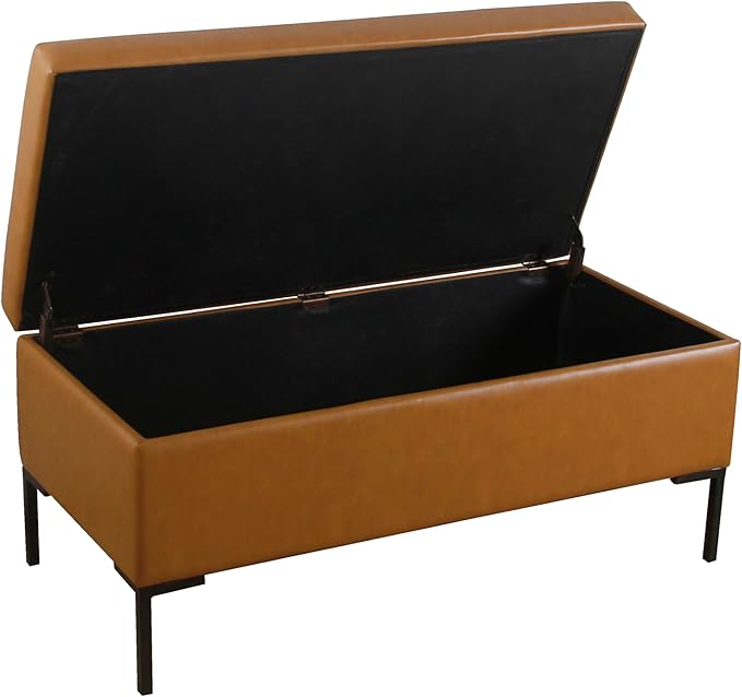 HomePop Upholstered Storage Bench - Image 5