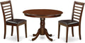 East West Furniture HLML3-MAH-LC 3 Piece Dining Table Set by EastWestFurniture