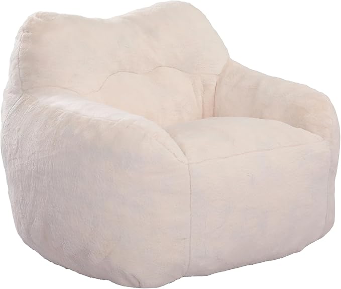 Furniliving Bean Bag Chair, Giant Bean Bag Chair Stuffed Floor Sofa - Image 9
