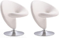 Manhattan Comfort Curl Swivel Accent Chair Set of 2 by ManhattanComfort