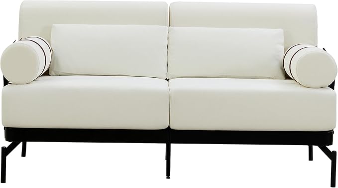 Modern Loveseat Sofa 59" Sofa Couch 2-Seater Sofa - Image 5
