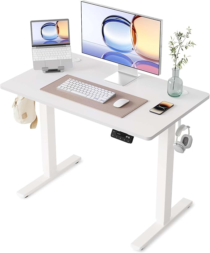 YIHAYO Electric Standing Desk, 40 x 24 Inches Stand Up Desk by YIHAYO