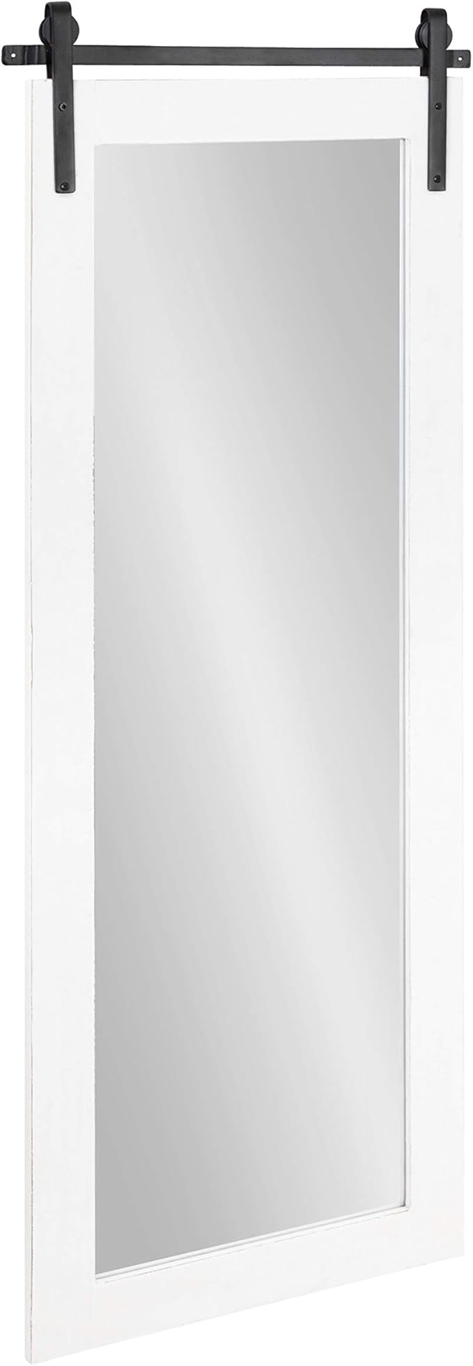 Kate and Laurel Cates Farmhouse Wood Framed Full Length Panel Mirror, 18 x 50 by KateandLaurel