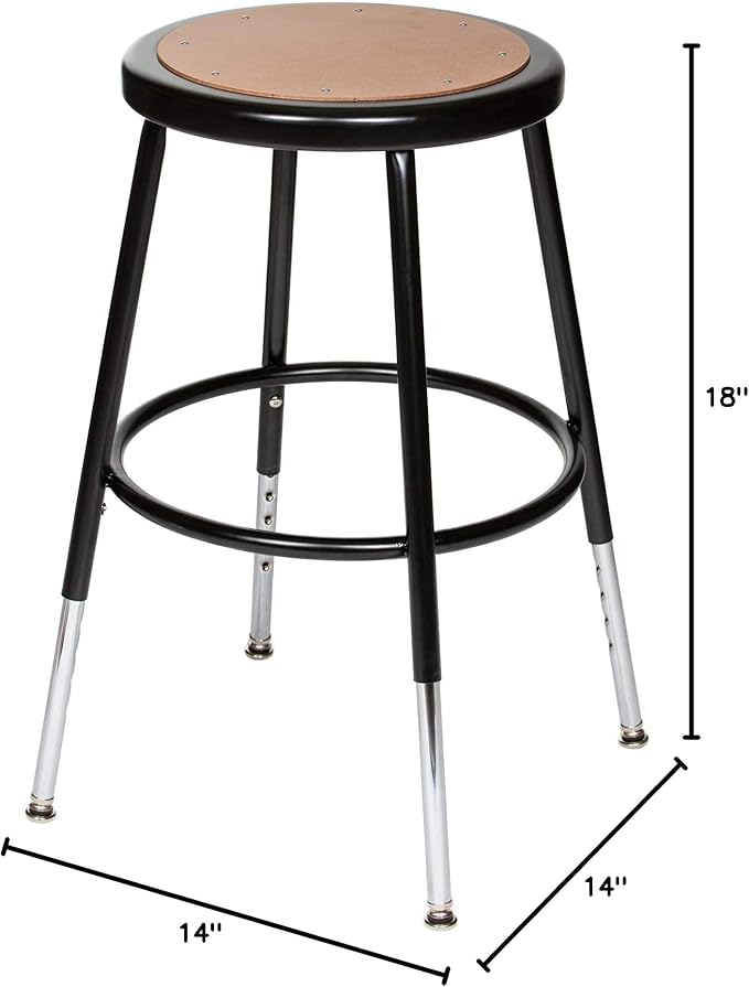 OEF Furnishings (2 Pack Height Adjustable Steel Stools - Image 10