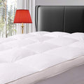 ELEMUSE Twin XL Size Fusion Goose Down Featherbed Mattress Topper by Elemuse