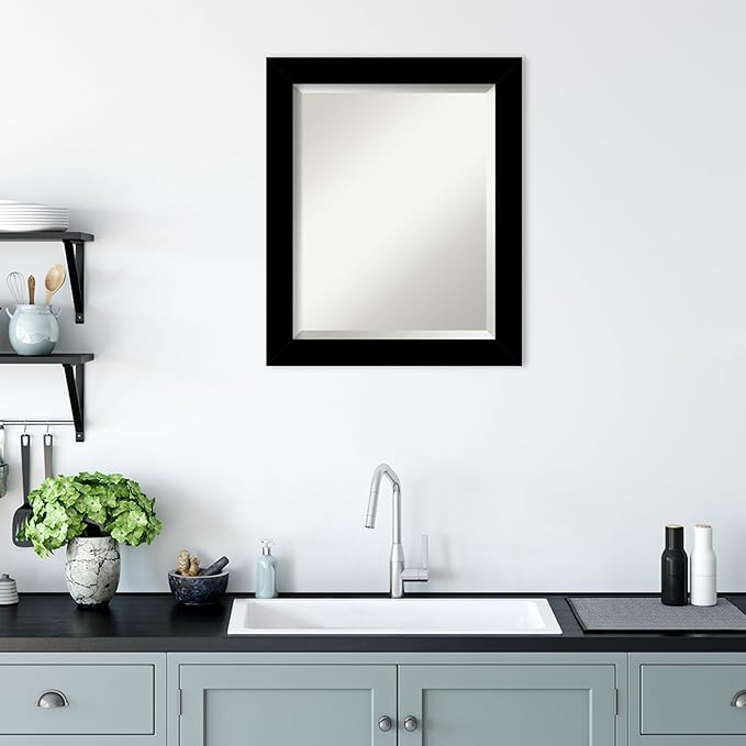Amanti Art Black Bathroom Mirror - Image 6