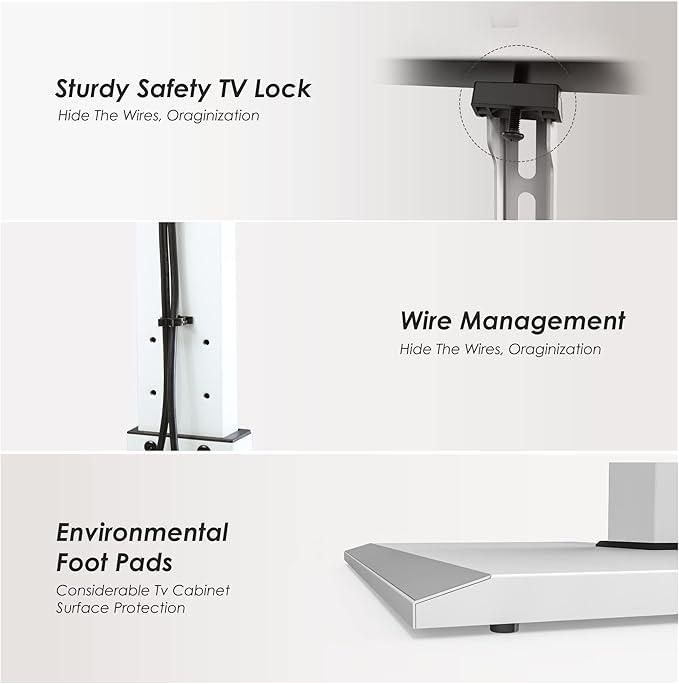 FITUEYES Iron Base Floor TV Stand - Image 7