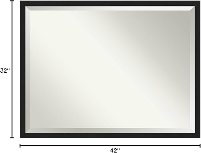Amanti Art Black Bathroom Mirror - Image 6