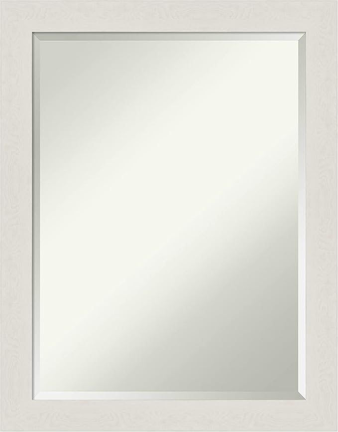 Amanti Art White Bathroom Mirror by AmantiArt