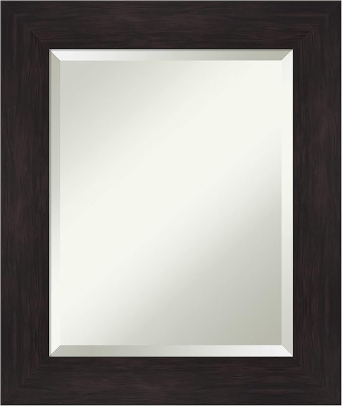 Amanti Art Brown Bathroom Mirror by AmantiArt