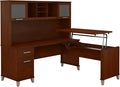 Bush Furniture Somerset 72W 3 Position Sit to Stand L Shaped Desk by BushHome