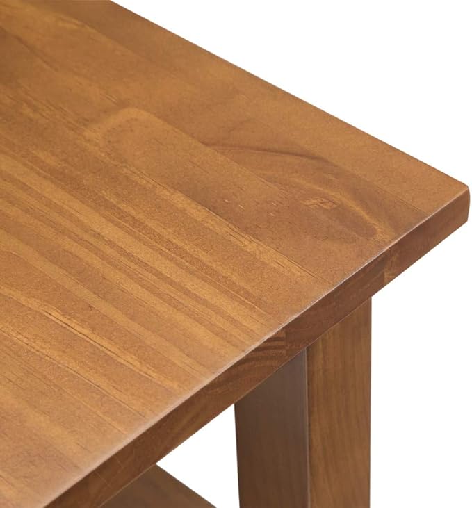 SIMPLIHOME Warm Shaker SOLID WOOD 14 inch Wide Rectangle Transitional Narrow - Image 7