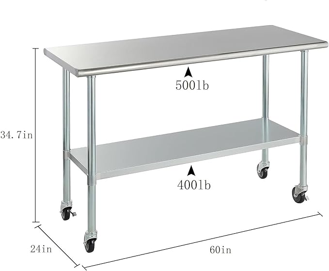 ROCKPOINT Stainless Steel Table - Image 3