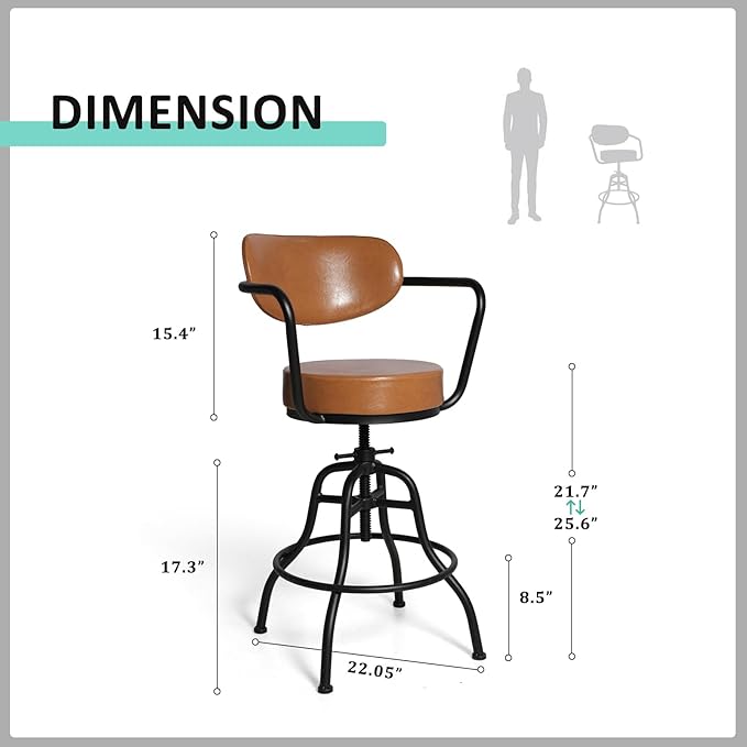Diwhy Industrial Design Adjustable Height 21.65" - Image 2