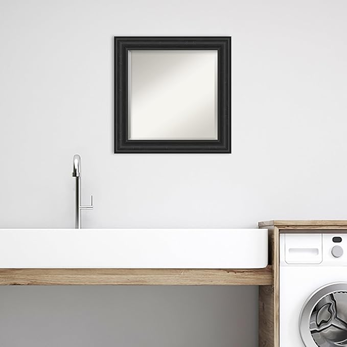Amanti Art Black Bathroom Mirror - Image 4