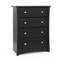 Storkcraft Crescent 4 Drawer Chest – GREENGUARD Gold Certified, Easy-to-Match by Storkcraft