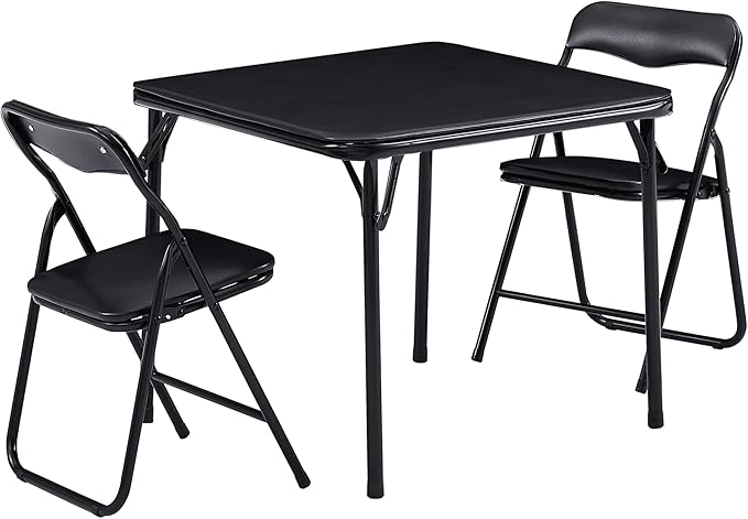 VECELO Kids Folding Activity Table and Chair Set, - Image 8