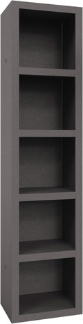 Oakland Living Dark Grey 91-in Tall Wooden Bookcase Shelf by Oakland+Living