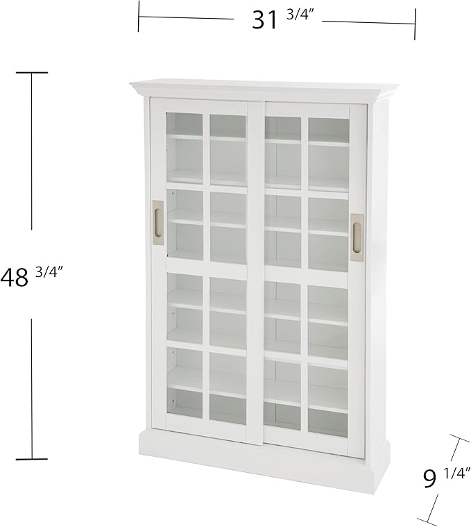 Furniture HotSpot Sliding Door Media Cabinet - Image 3