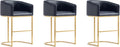 Manhattan Comfort Louvre 26 Inch Mid Century Modern Counter Height Bar Stools by ManhattanComfort