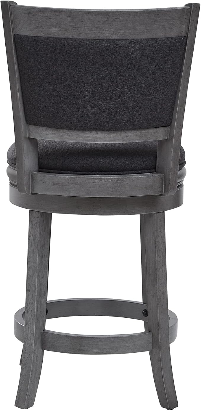 Ball & Cast Upholstered Swivel Counter Stools Kitchen Bar Stools 24" Seat - Image 5