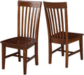IC International Concepts, Set of Two Tall Mission Dining Chairs, 225lbs wt by InternationalConcepts