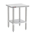 DuraSteel 24x24 Stainless Steel Prep Table by DuraSteel
