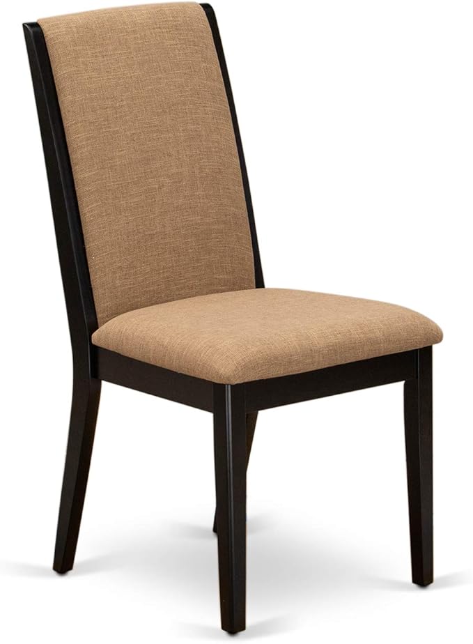 East West Furniture ESLA3-BCH-47 3 Piece Modern Dining Table Set Contains a - Image 7
