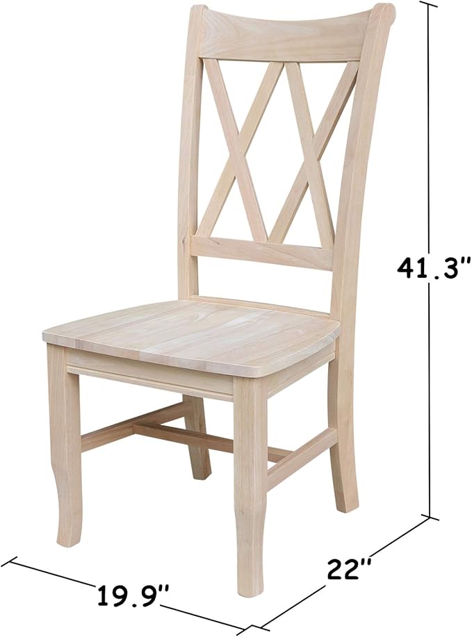 IC International Concepts, Real Wood, Kitchen/Dining/Accent, 19.9"W x 22"D x - Image 3