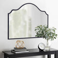 Chende Black Wall Mirror, Antique Arched Mirror by ChendeMirror