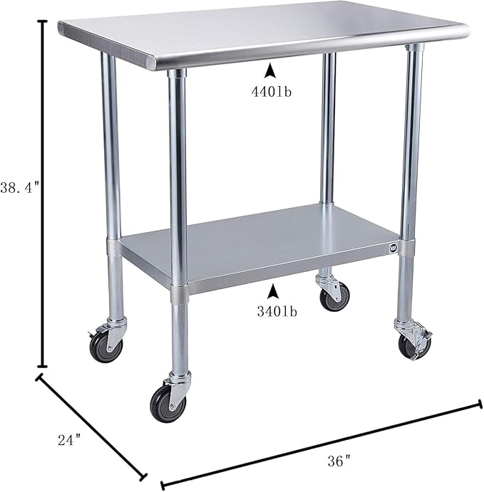 ROCKPOINT Stainless Steel Table - Image 2
