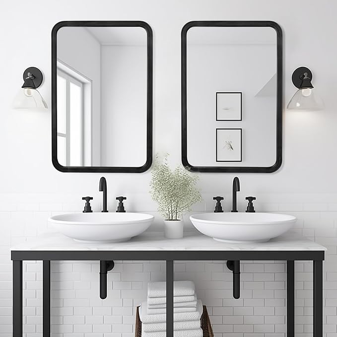 WallBeyond Wood Bathroom Mirror - Image 2