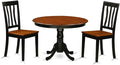 East West Furniture HLAN3-BCH-W 3 Piece Dining Table Set by EastWestFurniture