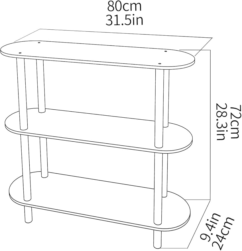 Clear Bookshelf, Acrylic Bookcase - Image 3