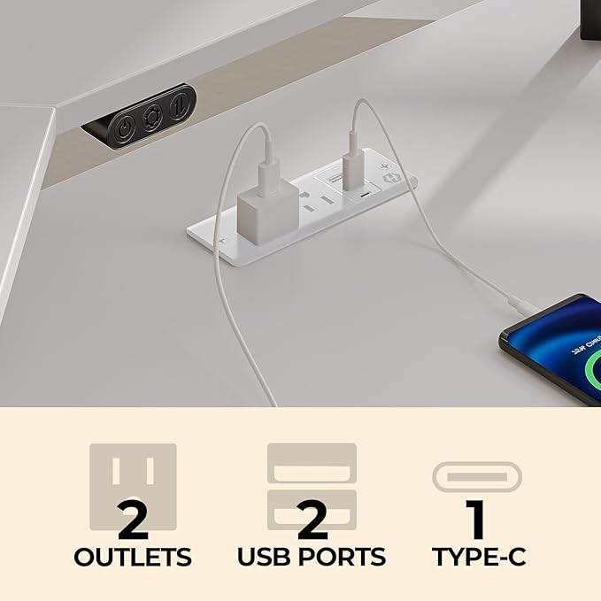 Rolanstar L Shaped Gaming Desk - Image 7