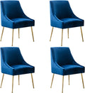 Velvet Dining Chairs, Furniture Collection Modern Contemporary Upholstered by RESTWORLD