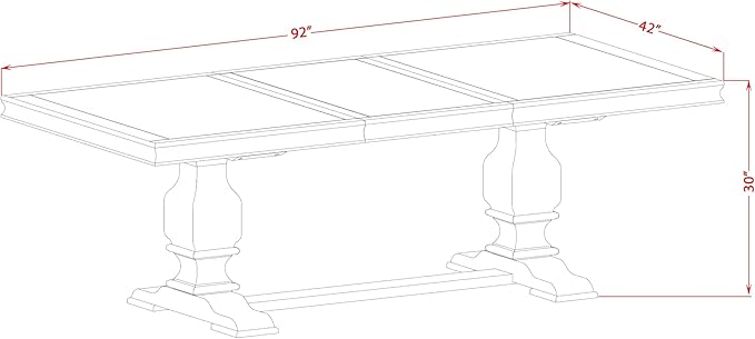 LKSI5-AWA-04-5-pc Mid Century Dining Set Consists of a Modern Dining Table and - Image 14