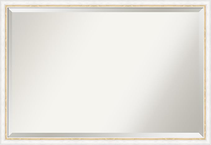 Amanti Art White Bathroom Mirror by AmantiArt